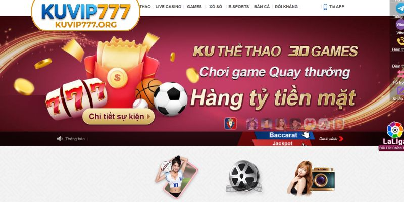 Tổng hợp các khuyến mãi KUVIP777